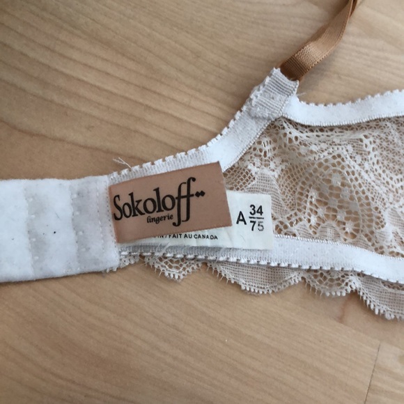 Sokoloff lingerie lace bra 34A - Picture 5 of 6